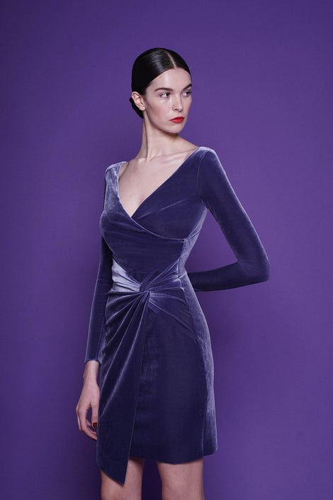 AXAS VELVET DRESS