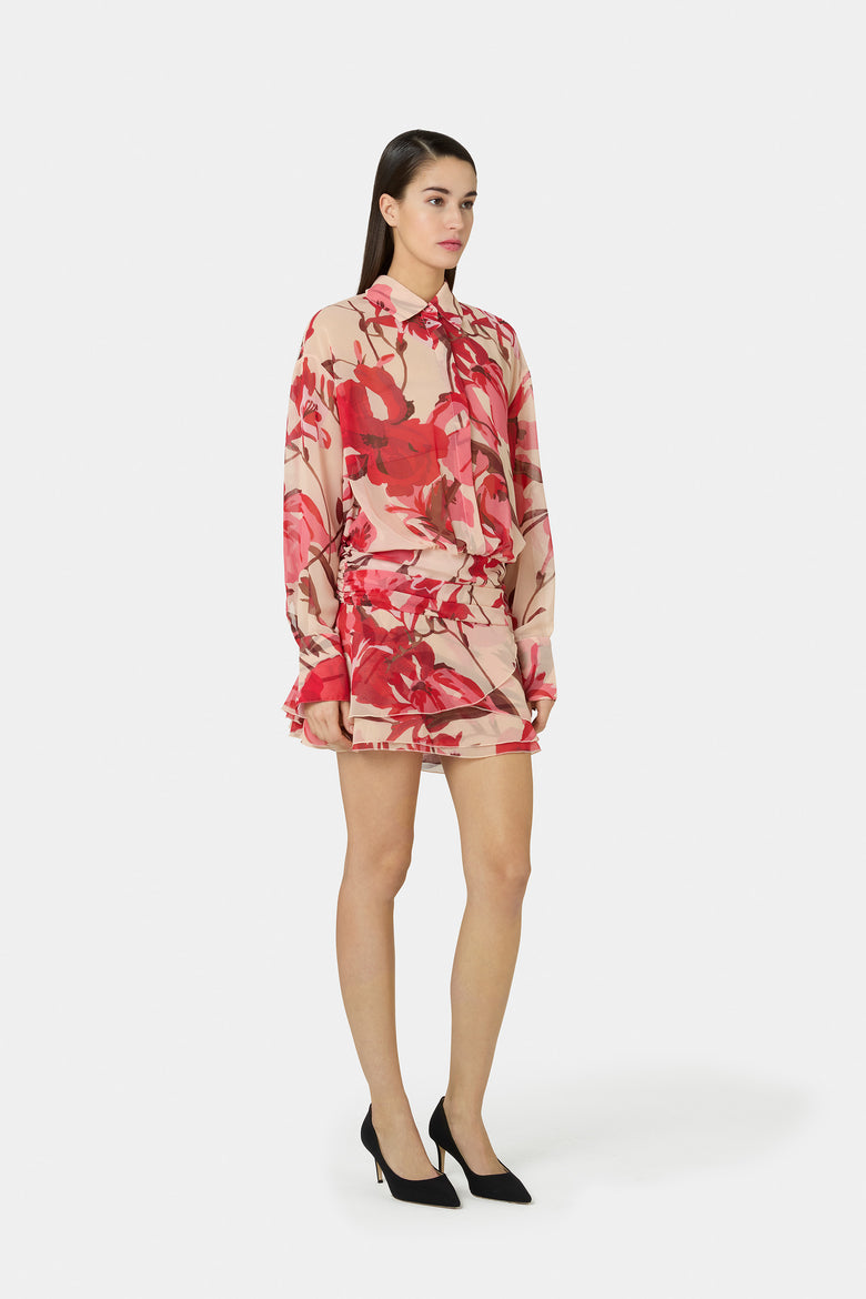 Esdra Printed Georgette Dress   3