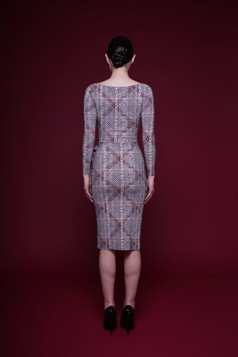 IRIDA PRINTED DRESS