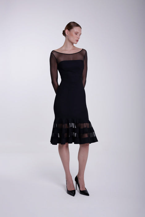 LEONINA ILLUSION DRESS