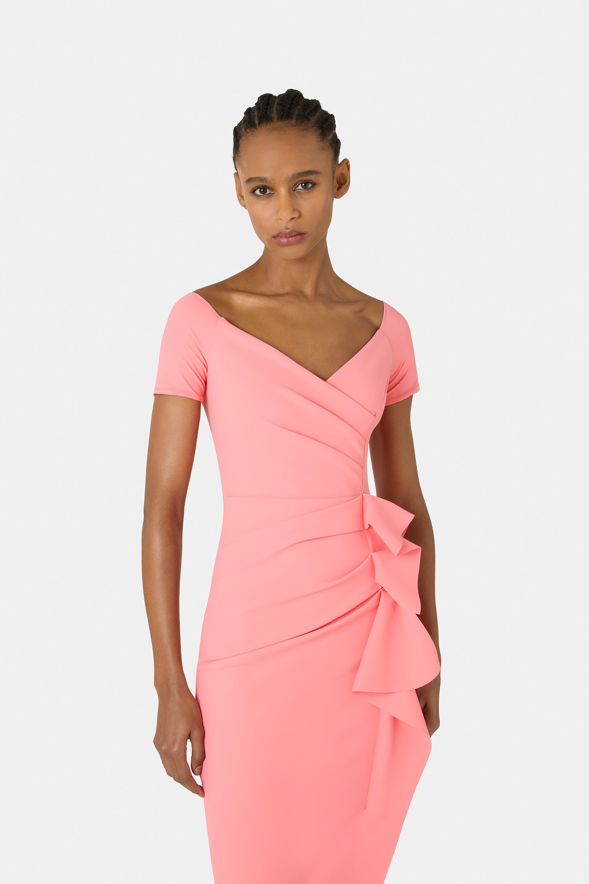 pink and silver dress Wedding Guest | Dusty Pink, Mist Blue & Sage CDCD418 Scoop 5 Portia & Scarlett PS24631 Strapless