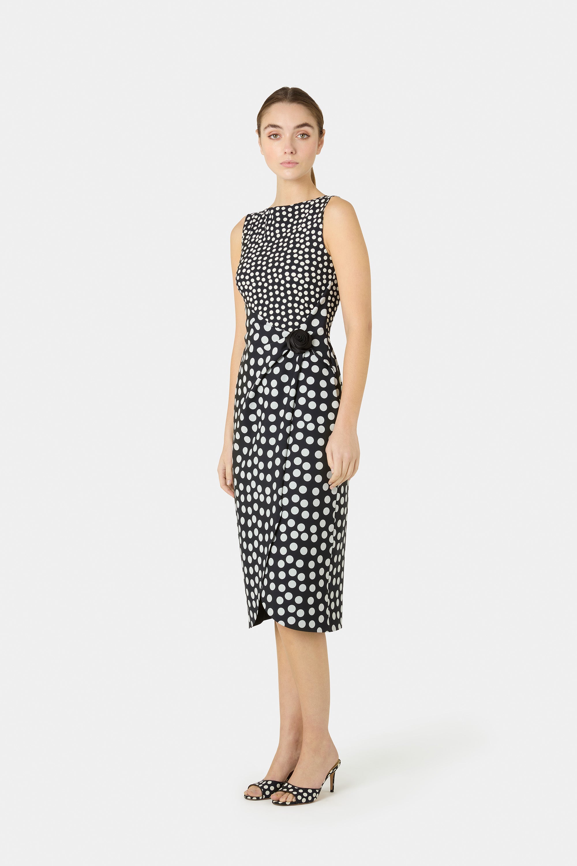 Gekan Printed Midi Dress | Chiara Boni La Petite Robe®