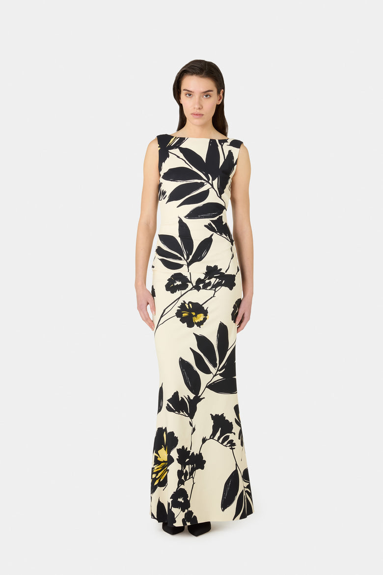 Ajour Printed Gown   1