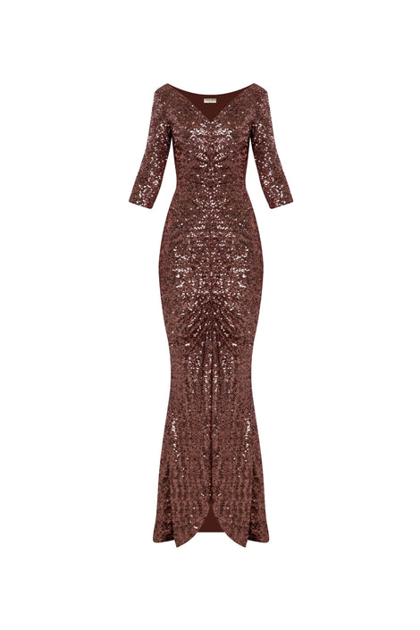 AKINARI SEQUINED GOWN