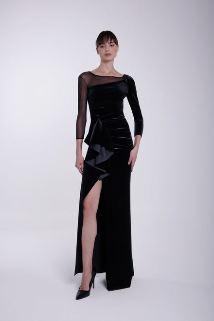 AROMA ILLUSION VELVET GOWN