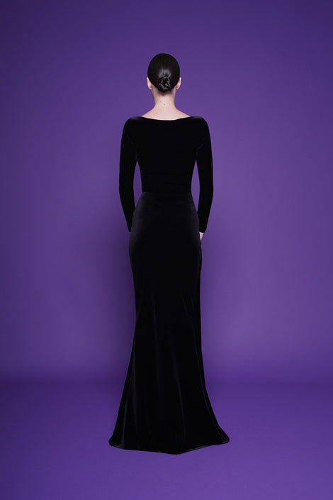 AXAS VELVET GOWN