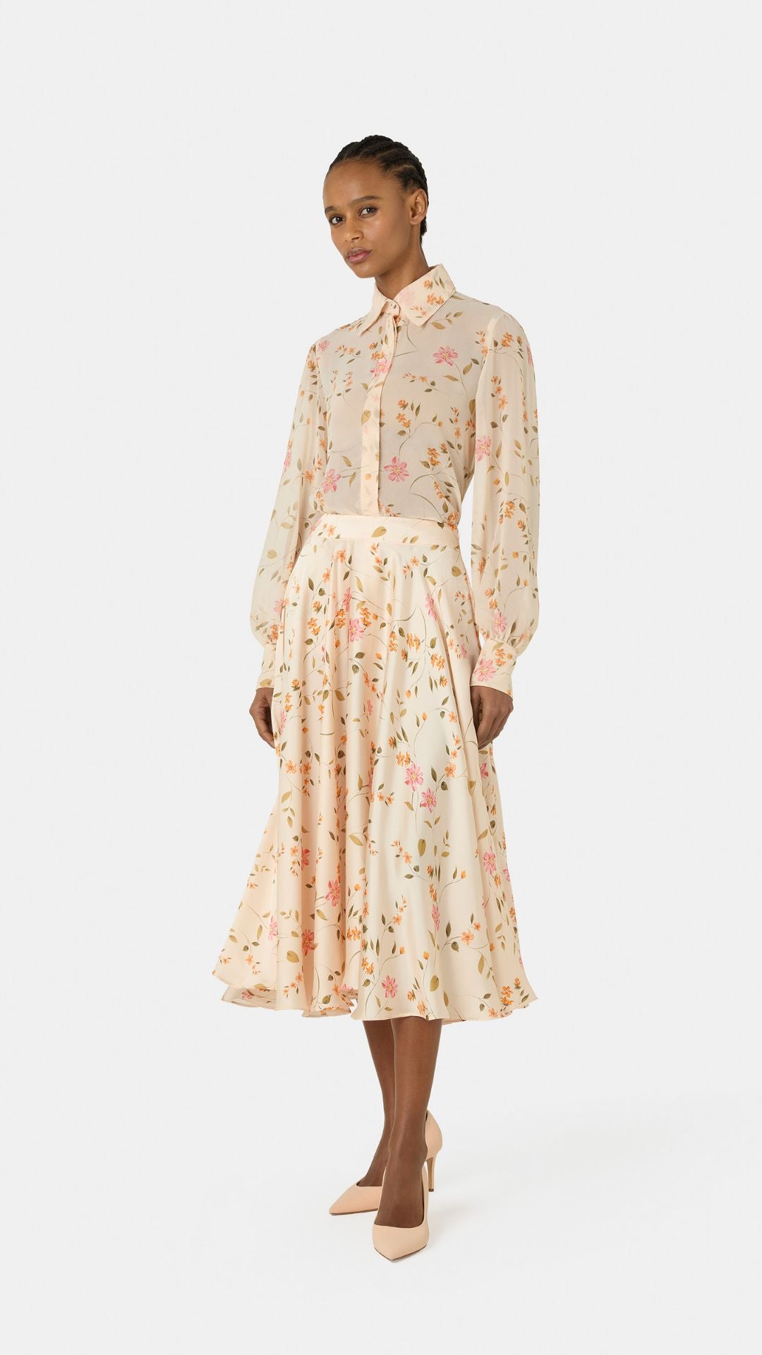 Bibiy sarah ribbon top ベージュ Becia JJ Gown | Chiara Boni La Petite Robe®