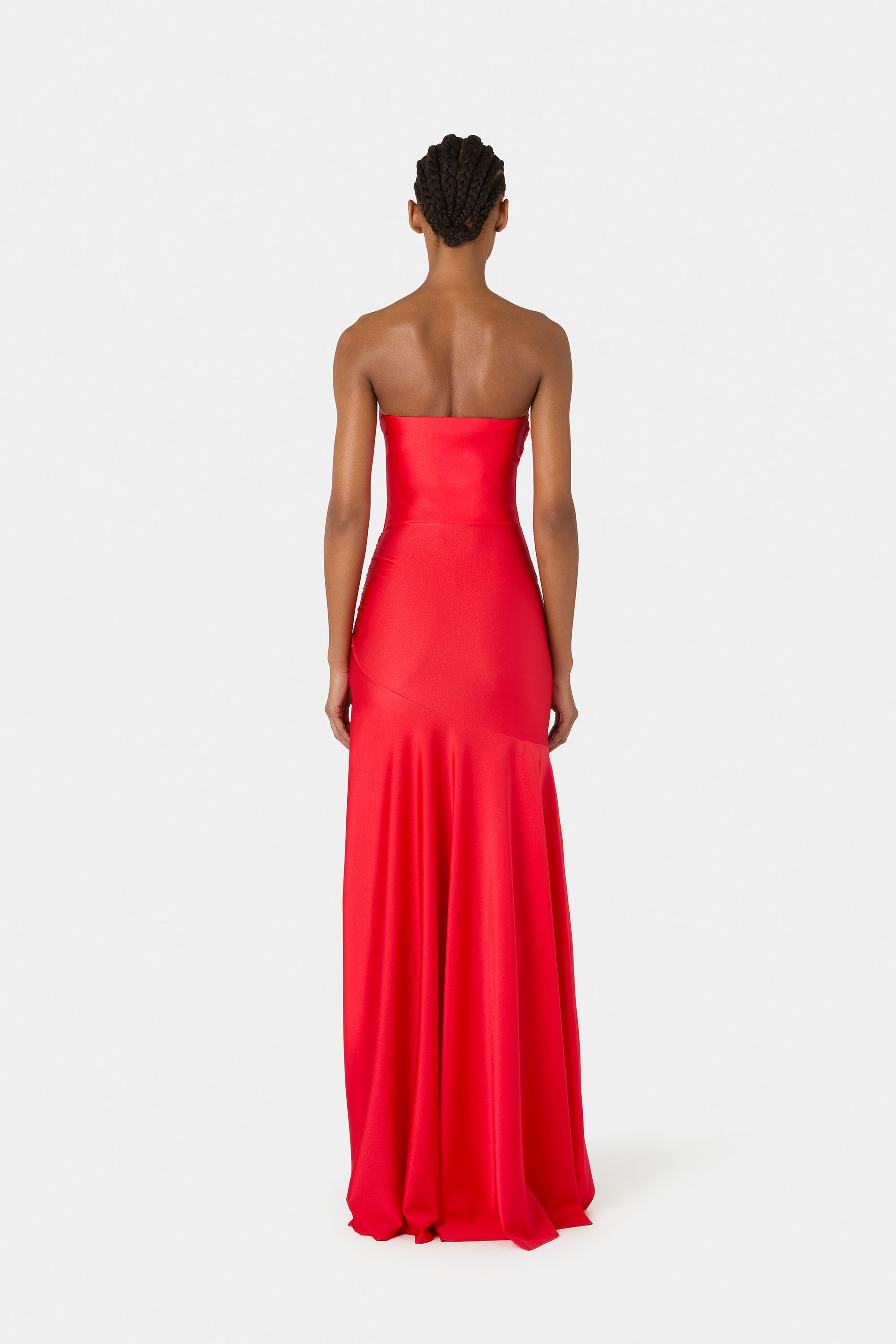 dilara red dress Dilara Findikoglu Red Multidimension Minidress Dilara Findikoglu