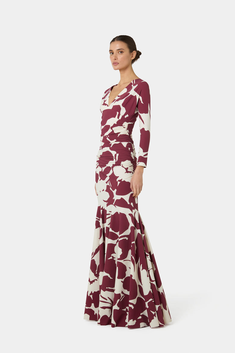 Riensen Printed Gown   3