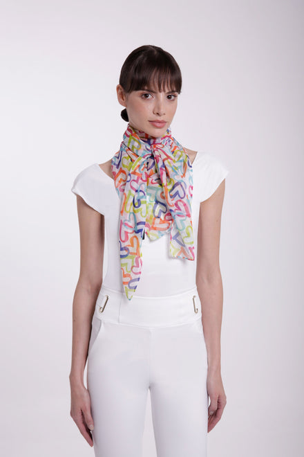 PRINTED CHIFFON SCARF