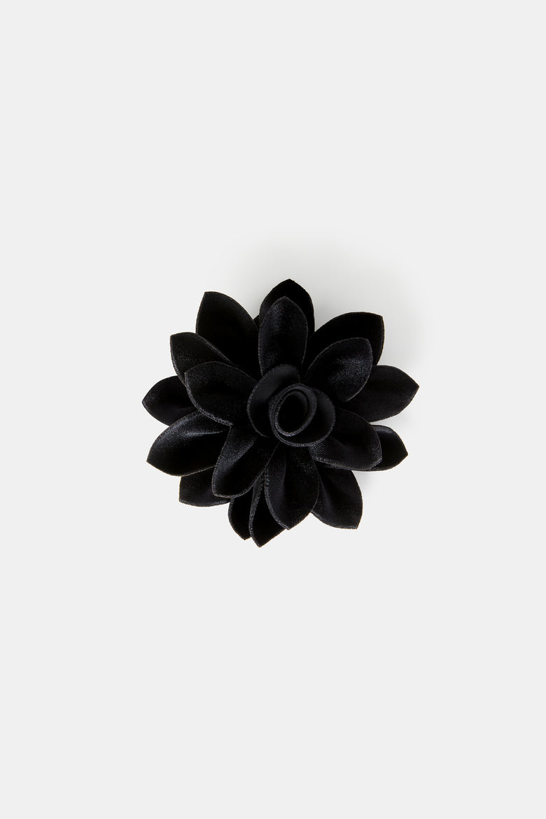 FLOWER VELVET BROOCH   1