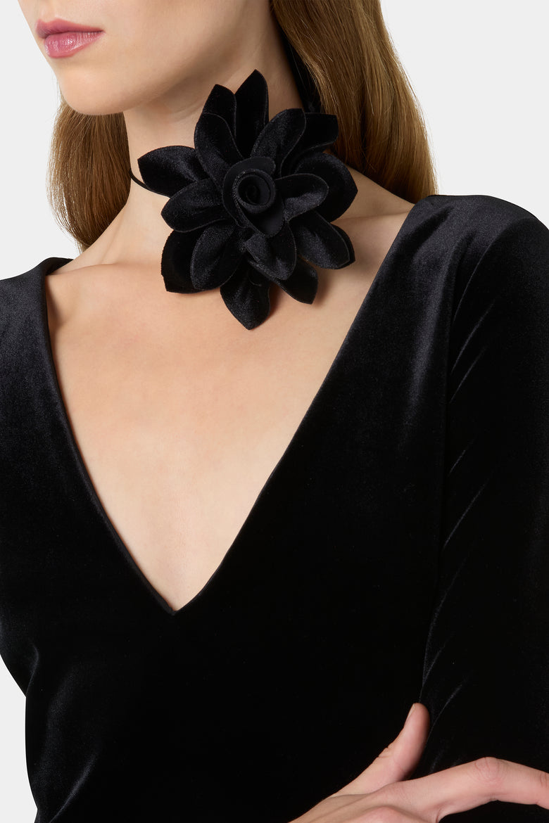 FLOWER VELVET BROOCH   3