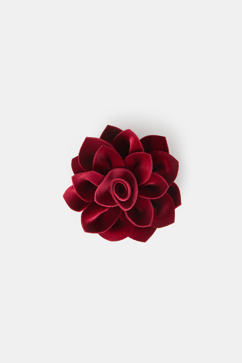 Velvet Flower Brooch   1