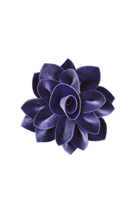 VELVET FLOWER BROOCH