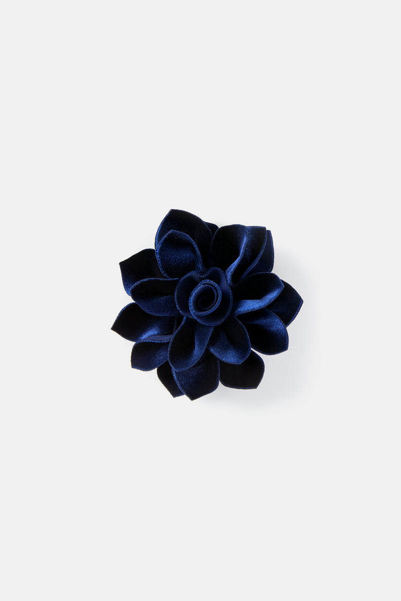 Velvet Flower Brooch   1