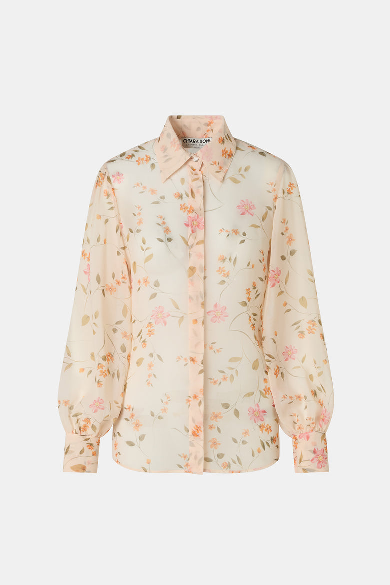 Maja Printed Georgette Shirt   1