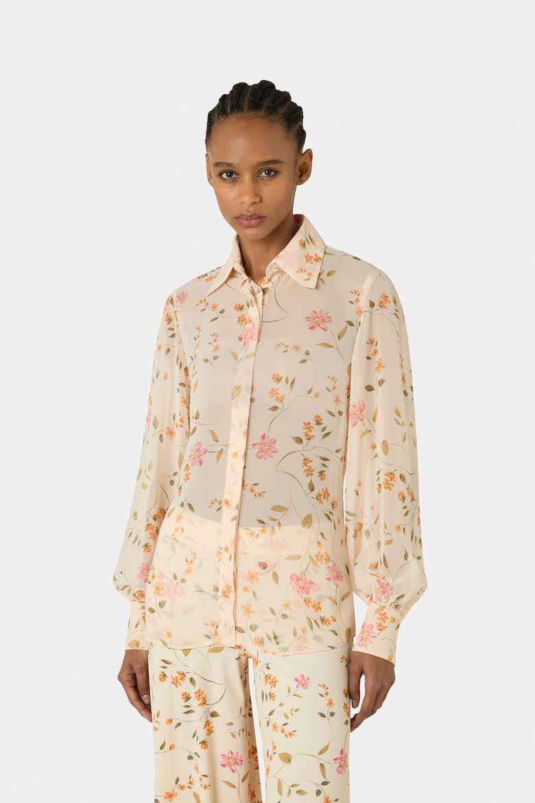 Maja Printed Georgette Shirt   5