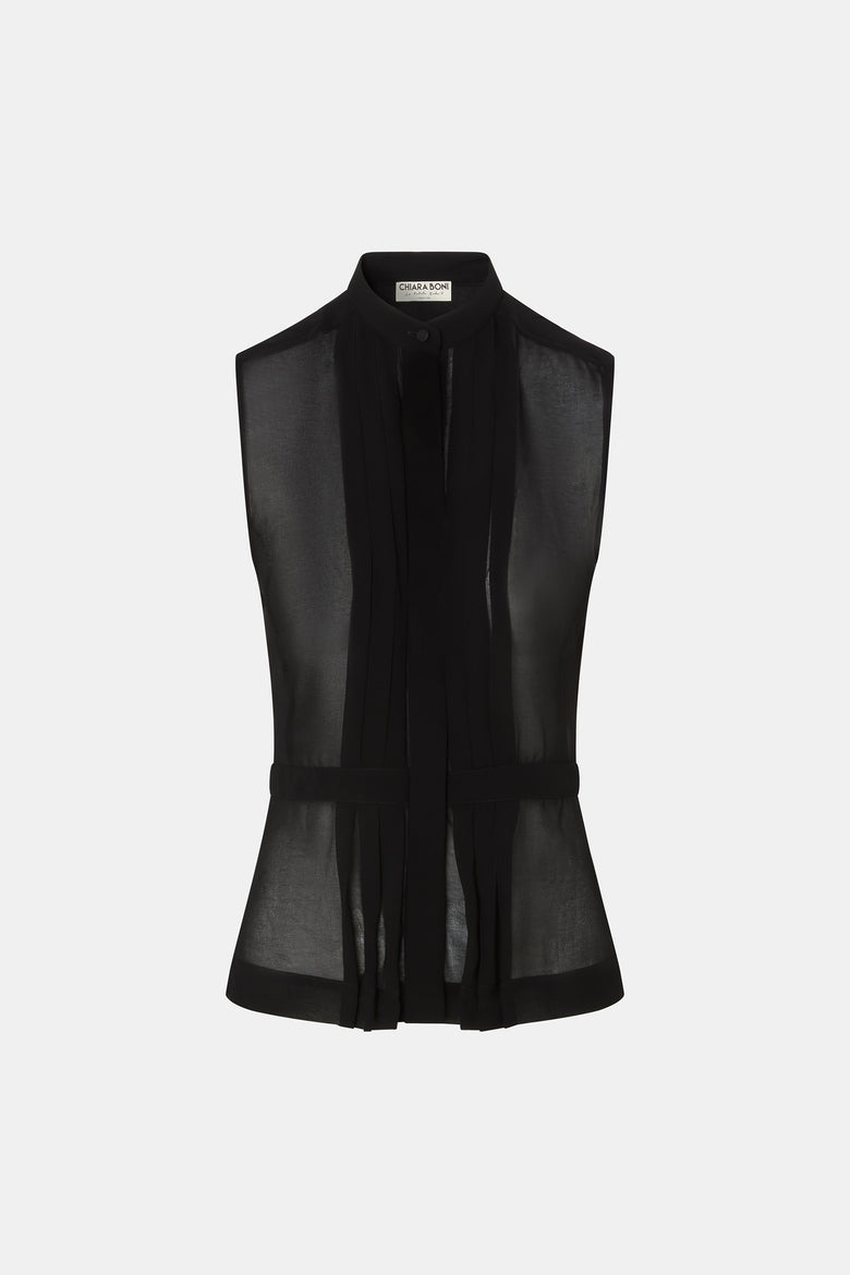 Gentia Georgette Shirt   1
