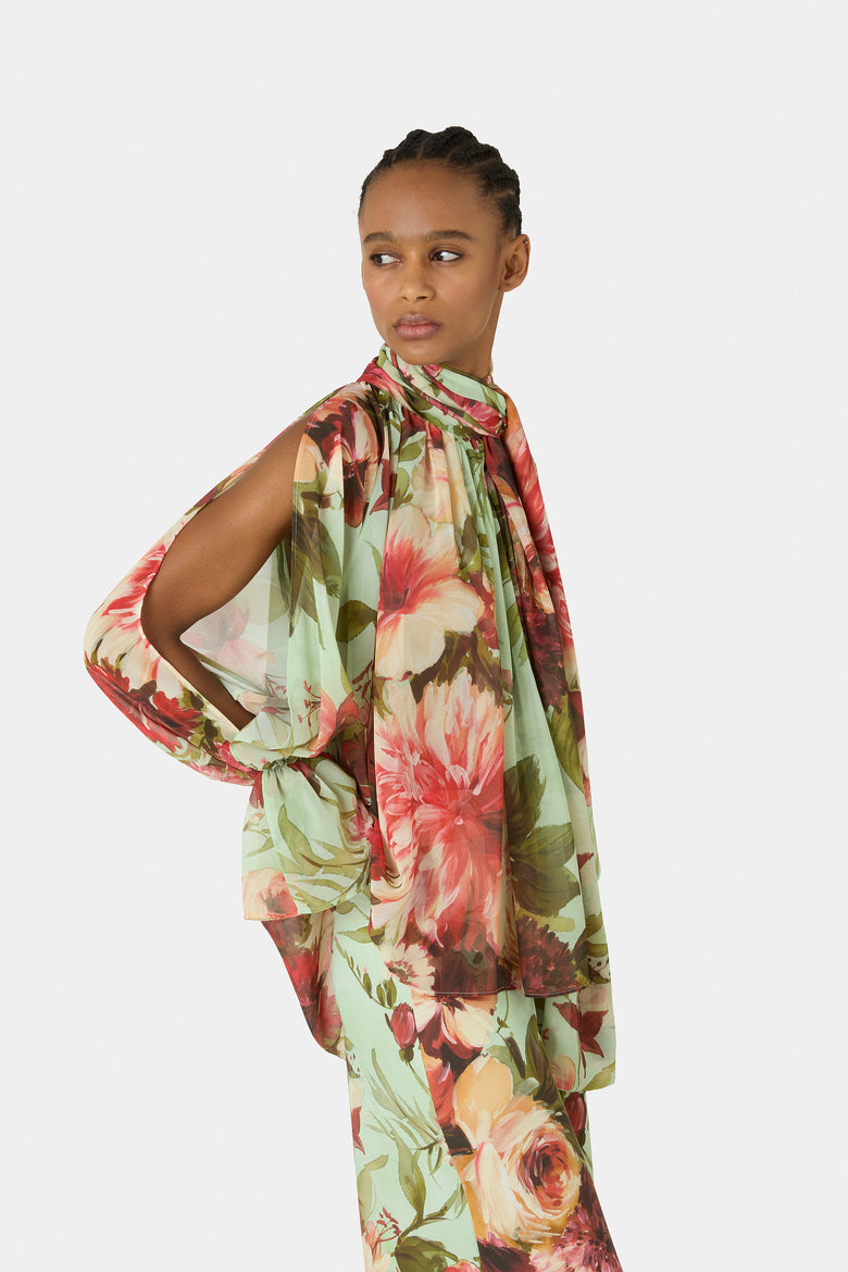 Slawa Georgette Printed Shirt   5
