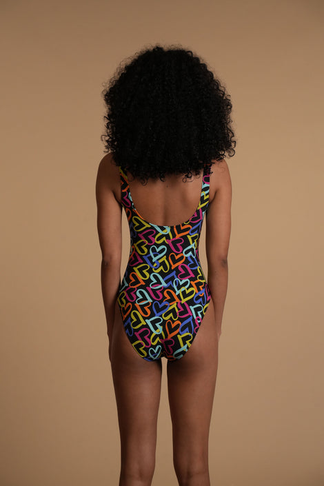 LADY-DEE PRINTED SWIMSUIT