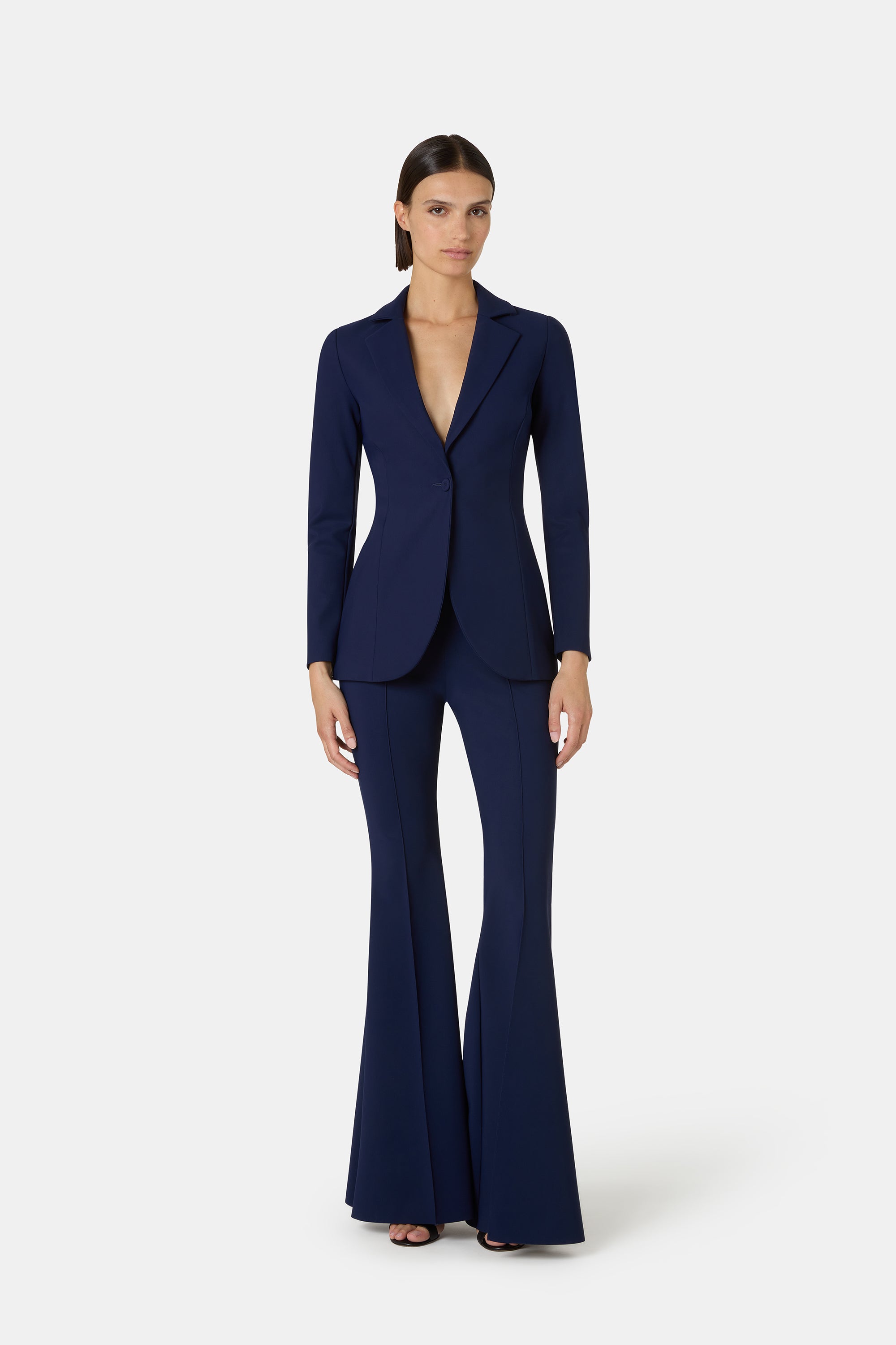 CHIARA BONI キアラボーニ ジャケット 52A相当 イタリア製 グレー Lua Jacket | Chiara Boni La Petite Robe®