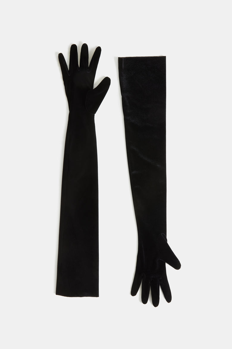 Velvet Long Gloves   1