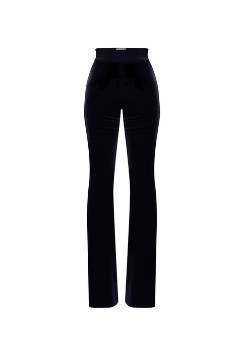 VENUSETTE HIGH WAISTED VELVET PANTS