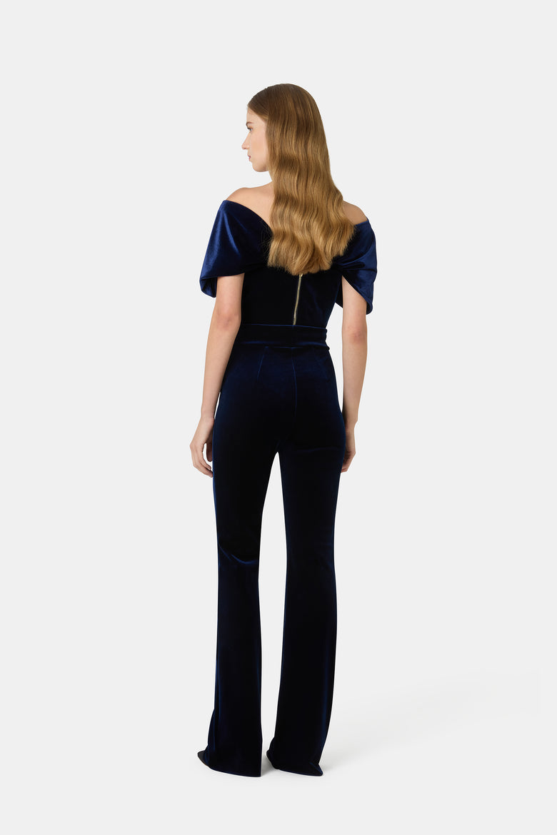 Venusette High Waisted Velvet Pants   4