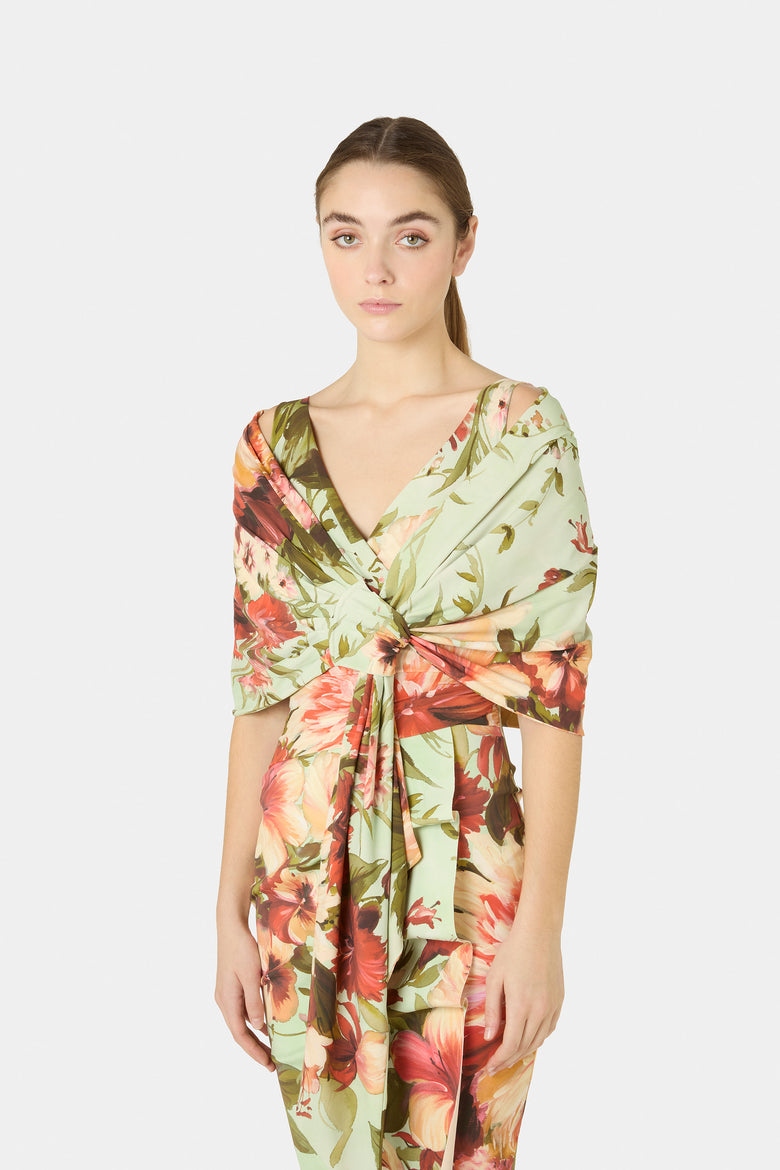 Evina Printed Stole   1