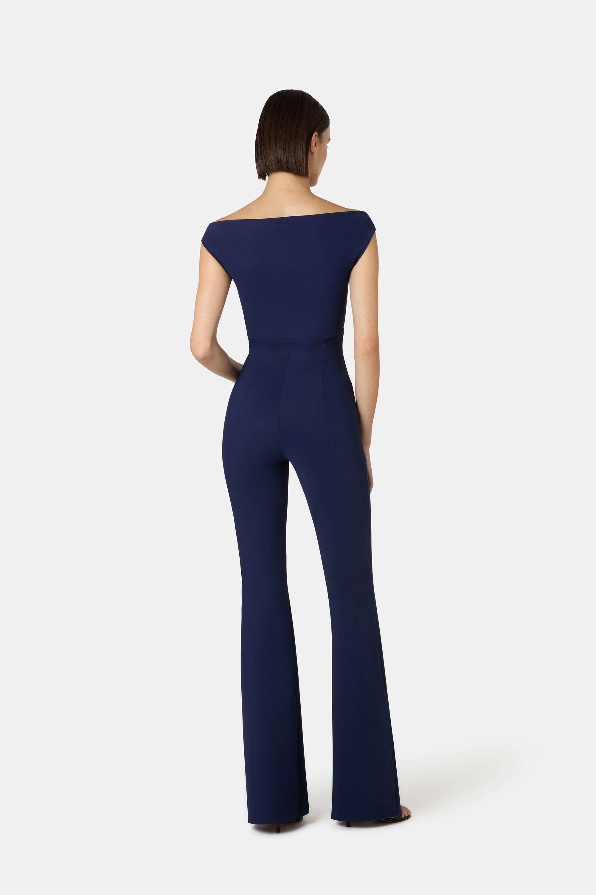 Bibiy SARAH RIBBON ROMPERS ネイビー Rebecca Jumpsuit | Chiara Boni La Petite Robe®